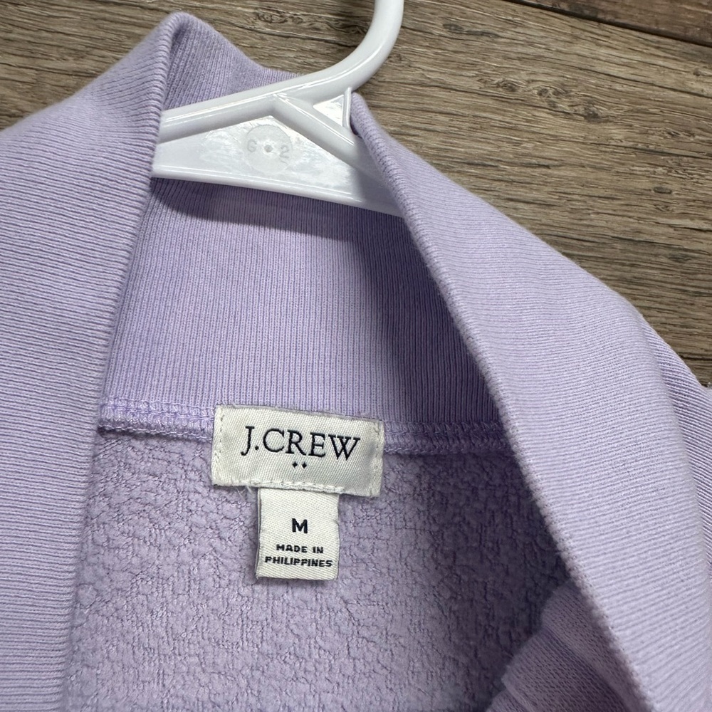 J. Crew Lavender Button-Detail Sweater - Picture 4 of 6